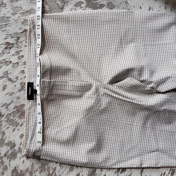 Theory Classic Plaid Skinny Fit Ankle Pant Sz6 - Picture 8 of 11
